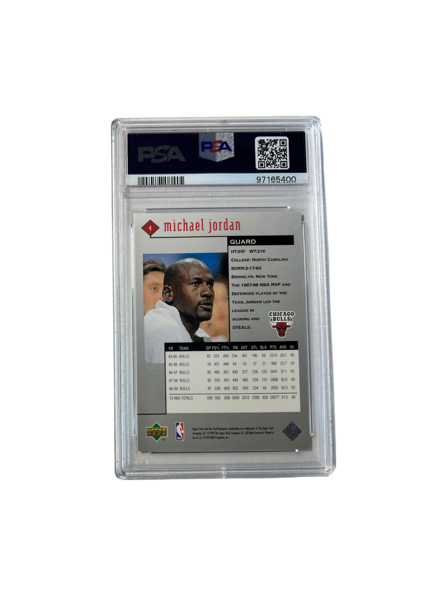 1998 Upper Deck Black Diamond Michael Jordan Single