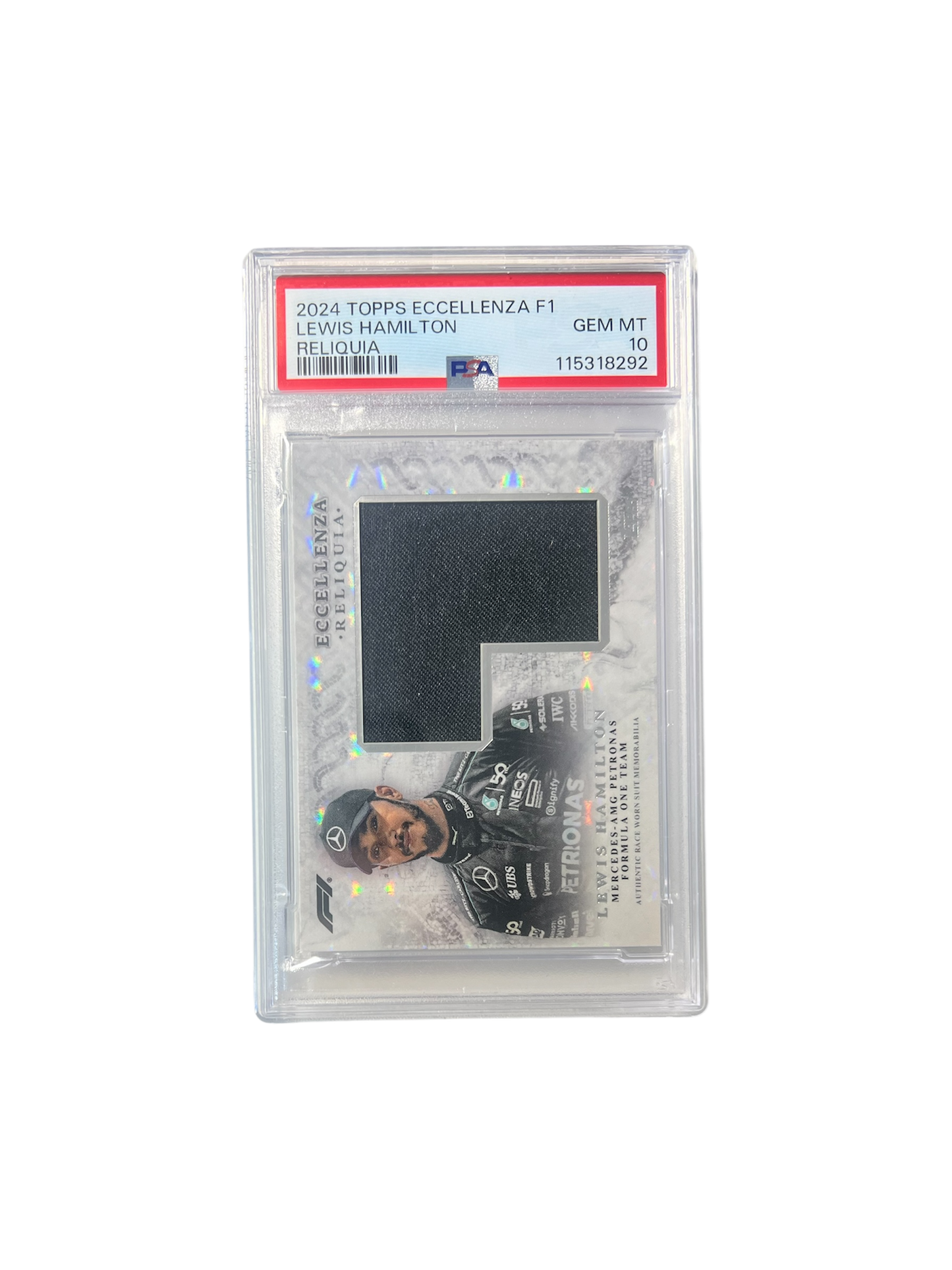 2024 Topps Formula 1 Eccellenza F1 Lewis Hamilton Reliquia