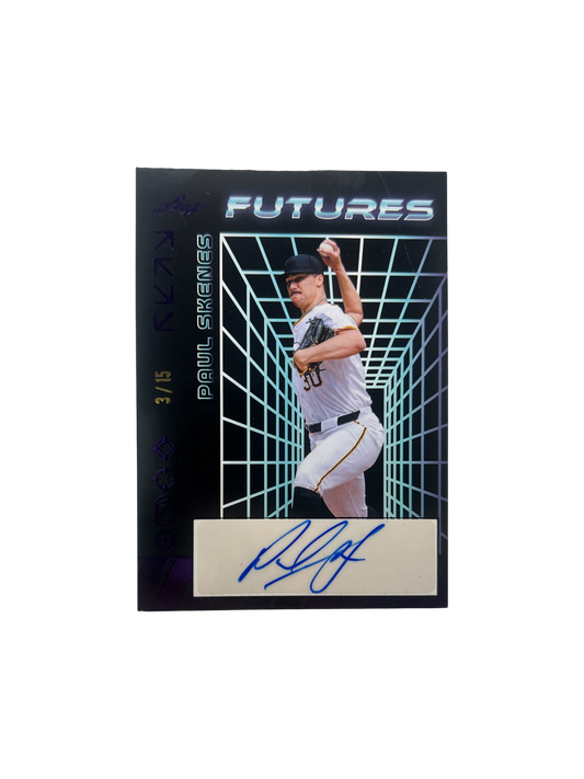 2024 Leaf Futures Paul Skenes AUTO 3/15