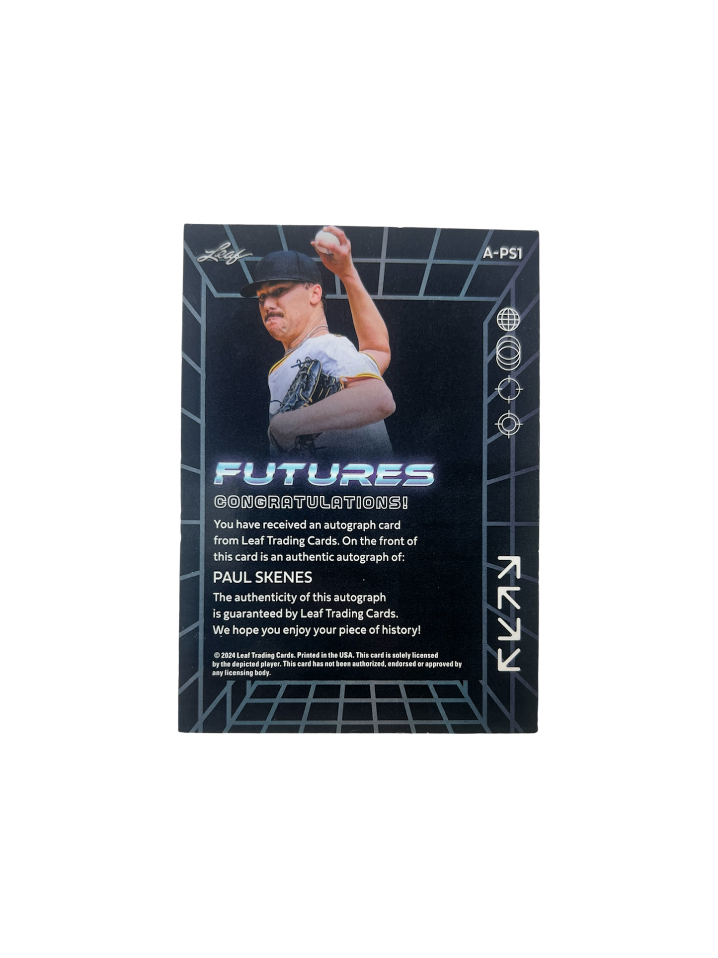 2024 Leaf Futures Paul Skenes AUTO 3/15