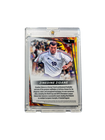 2024 Leaf Zinedine Zidane card