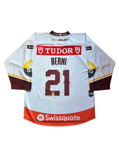 Geneve Servette HC Tim Berni signed Jersey