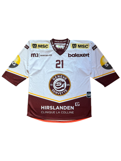 Geneve Servette HC Tim Berni signed Jersey