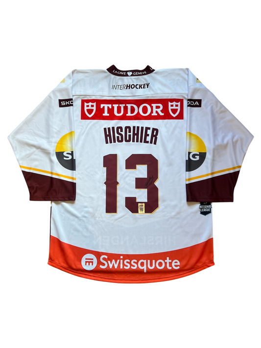 Geneve Servette HC Luca Hischier signed Jersey