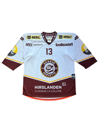 Geneve Servette HC Luca Hischier signed Jersey