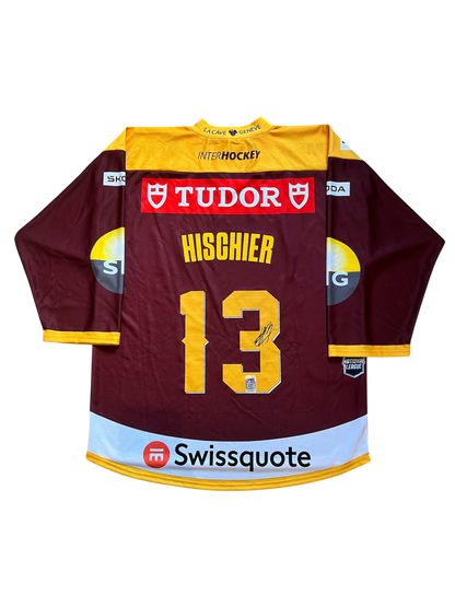 Geneve Servette HC Luca Hischier signed Jersey