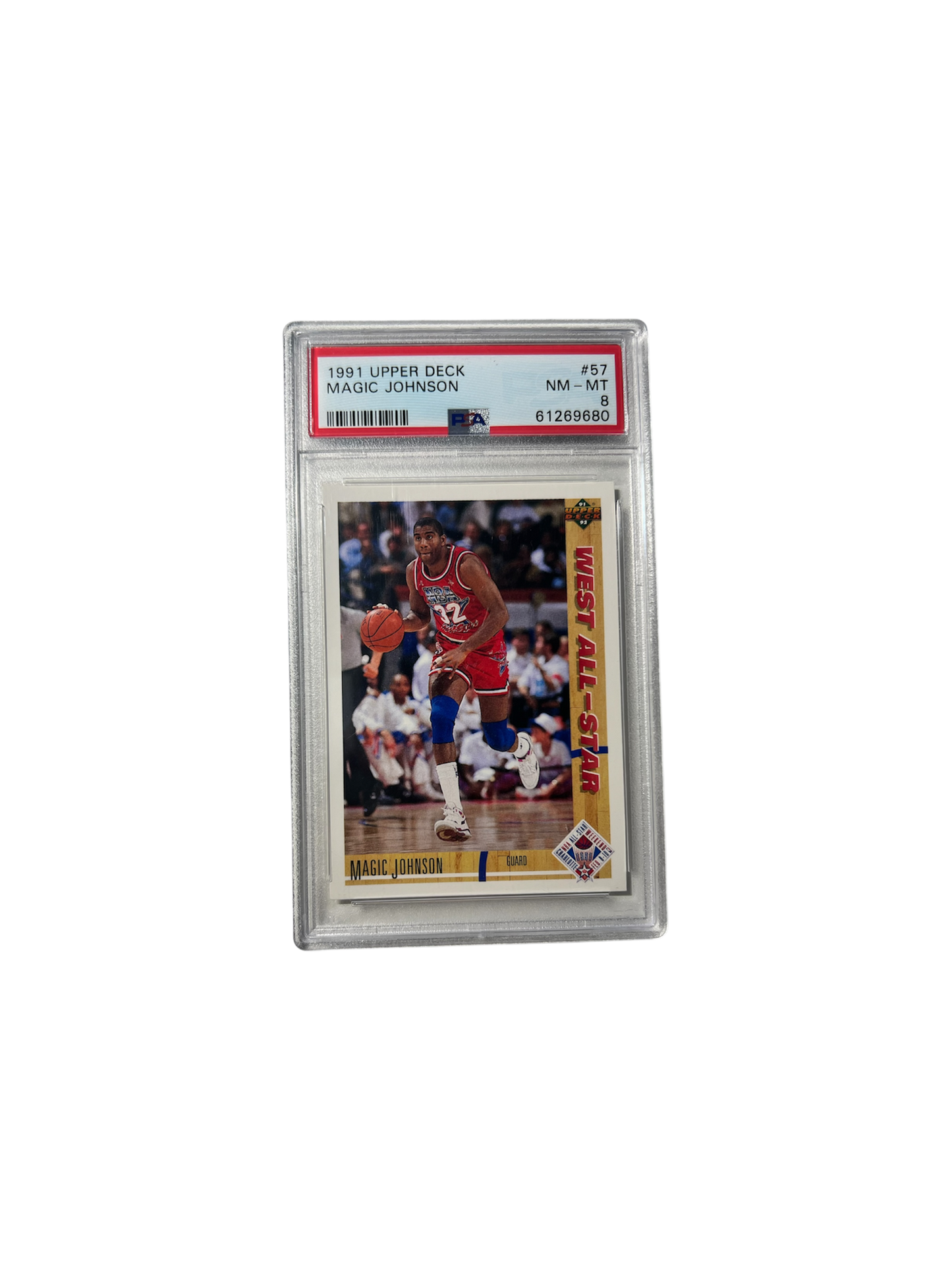 1993 Fleer Shaquille O'Neal #231 PSA 8 card