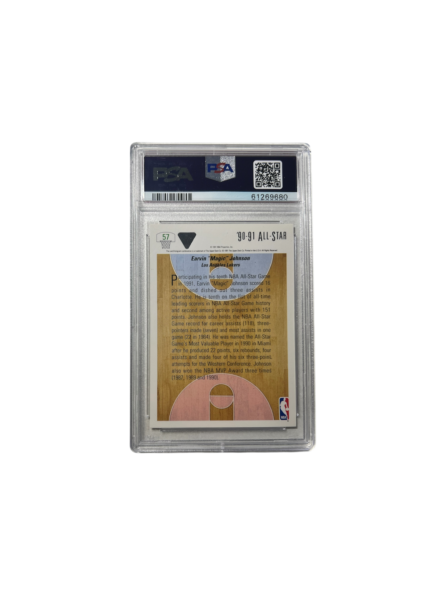 1993 Fleer Shaquille O'Neal #231 PSA 8 card