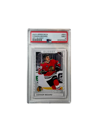 2023 Upper Deck Connor Bedard PSA 9 card