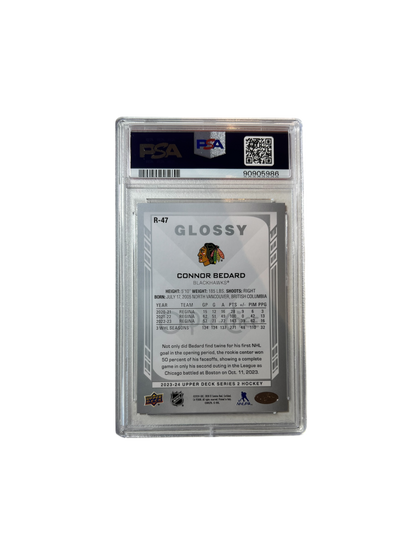 2023 Upper Deck Connor Bedard PSA 9 card