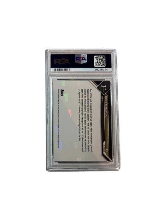 2023 Topps Now Victor Wembanyama Rookie Draft PSA 9 Card