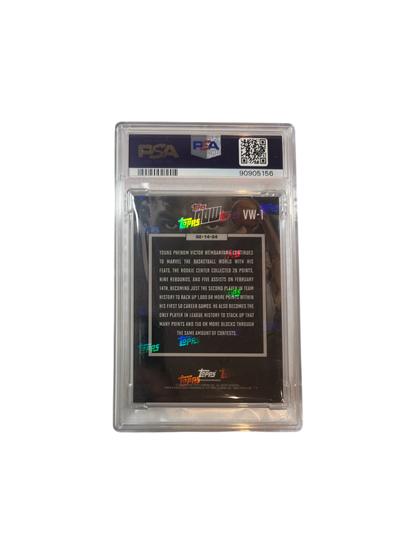 2023 Topps Now Victor Wembanyama 1000th points PSA 8 Card