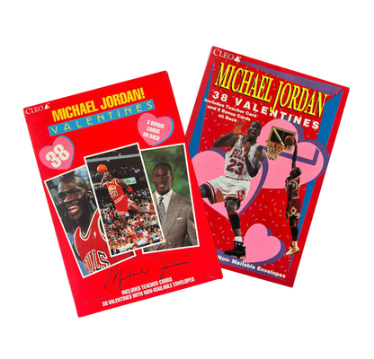 Set of 1991 Cleo Michael Jordan Valentines Collection Card Sealed Boxes