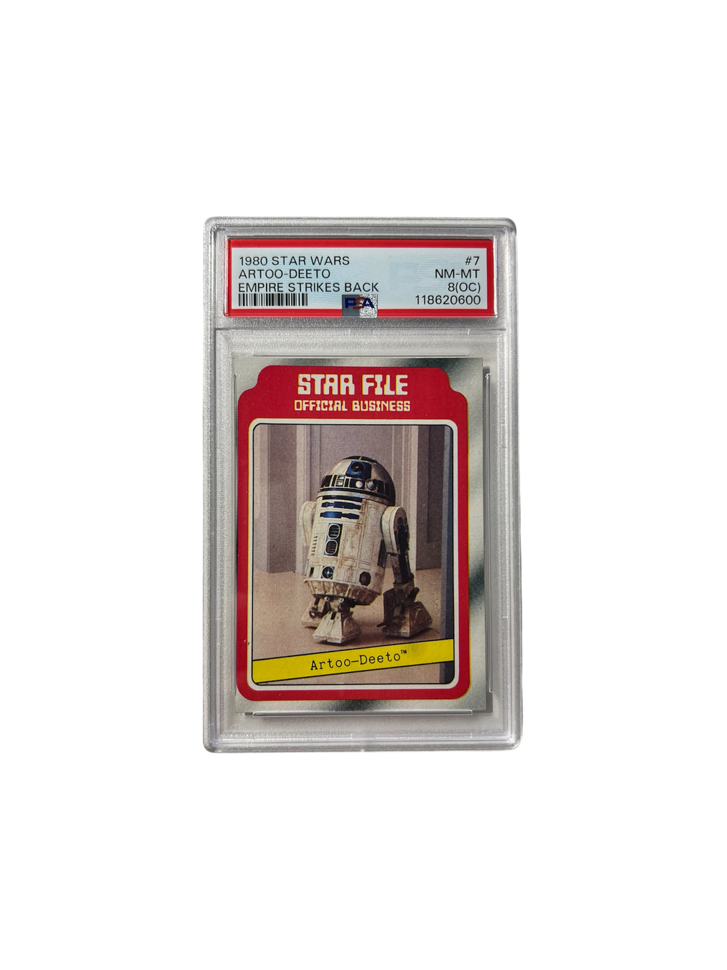1980 Star Wars Artoo-Deetoo R2D2 Empires Strikes Back PSA Card