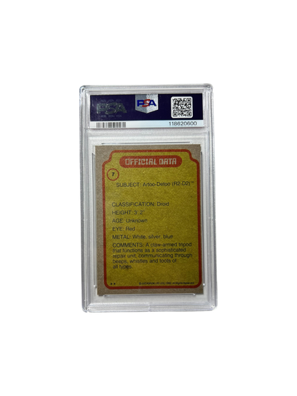 1980 Star Wars Artoo-Deetoo R2D2 Empires Strikes Back PSA Card