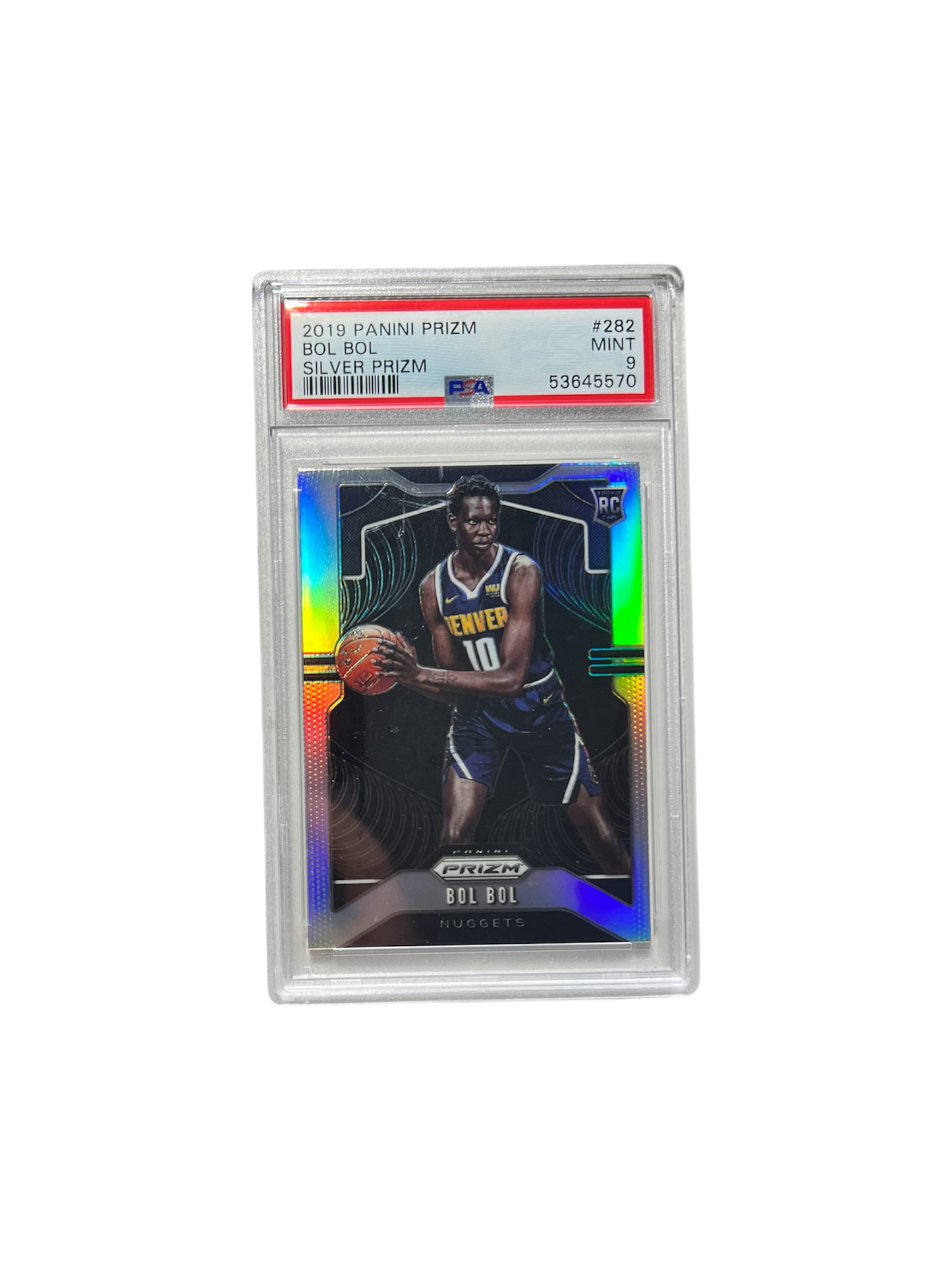 2019 Panini Prizm Bol Bol Silver Prizm PSA Card