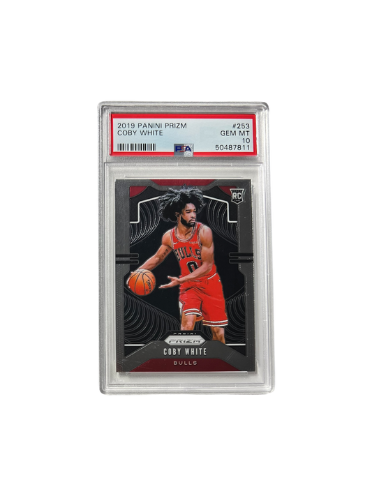 2019 Panini Prizm Coby White PSA Card