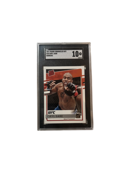 2021 Panini Chronicles UFC Ciryl Gane #28 SGC Card