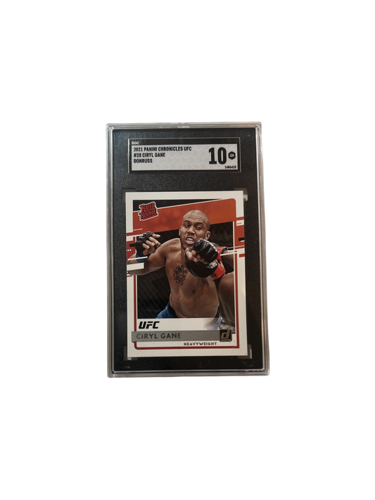 2021 Panini Chronicles UFC Ciryl Gane #28 SGC Card