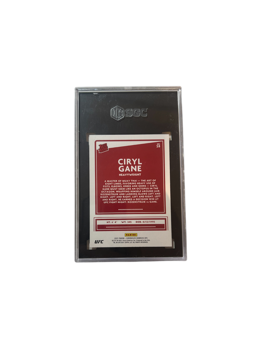 2021 Panini Chronicles UFC Ciryl Gane #28 SGC Card