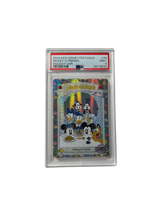 2024 KKW Disney Festivals Mickey & Friends Hanukkah /550 PSA Card