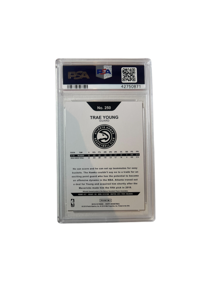 2018 Panini Hoops Trae Young Rookie RC PSA Card
