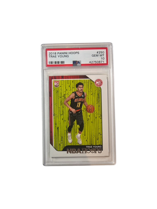 2018 Panini Hoops Trae Young Rookie RC PSA Card