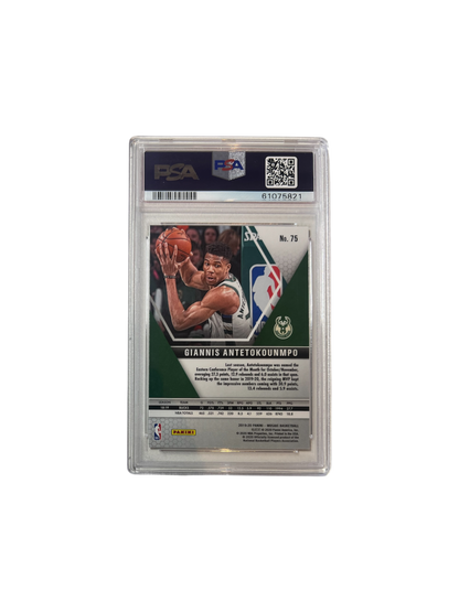2019 Panini Mosaic Giannis Antetokounmpo PSA Card