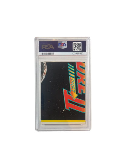 1989 Topps Marty Baseball cap Back to the Future PSA Card