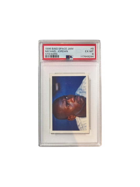 1996 BAIO Space Jam Michael Jordan sticker PSA Card