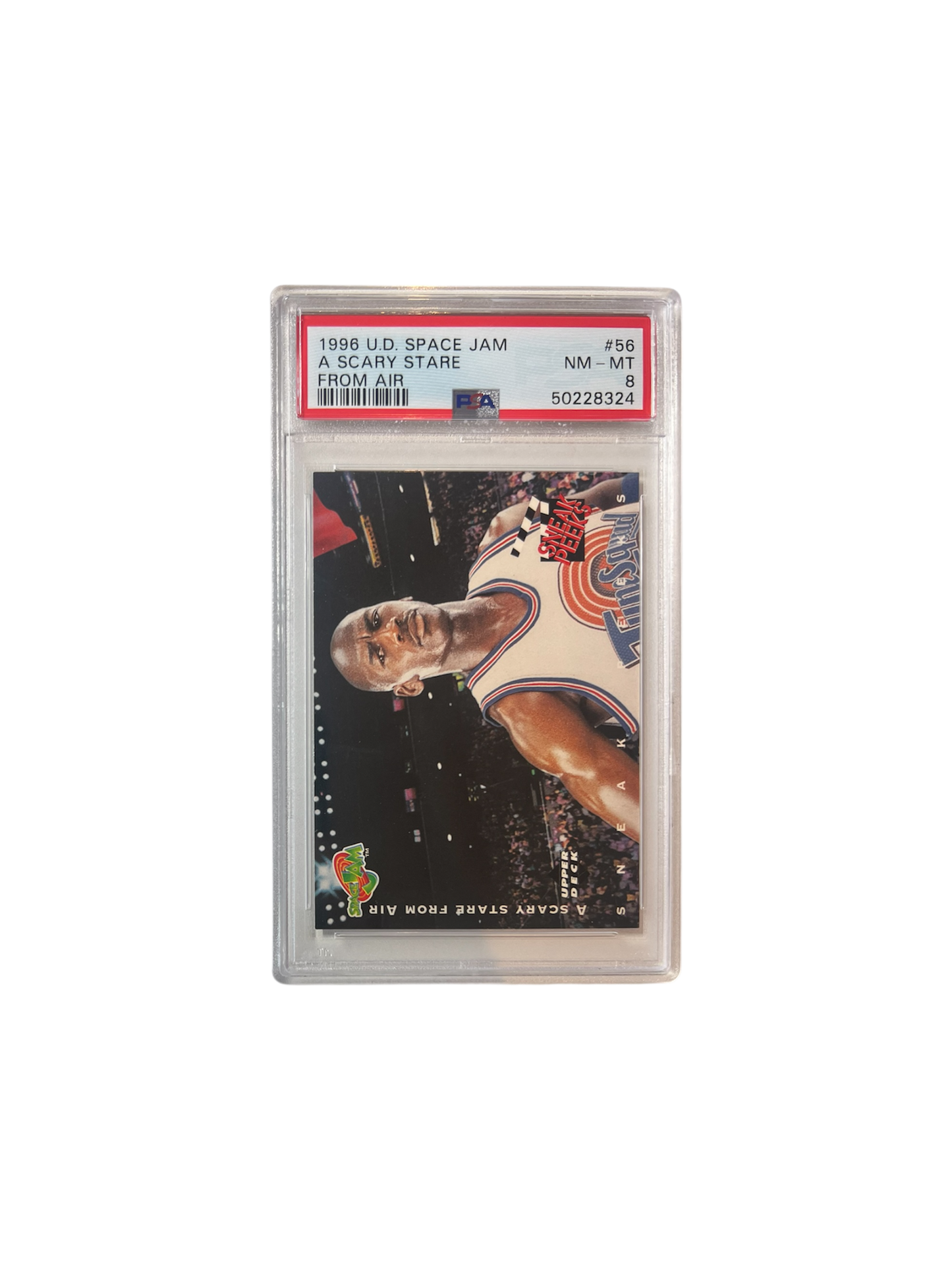 1996 Upper Deck Space Jam Michael Jordan Scary Stare PSA Card