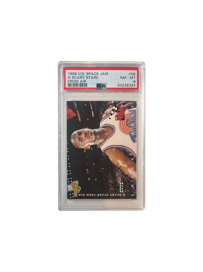 1996 Upper Deck Space Jam Michael Jordan Scary Stare PSA Card