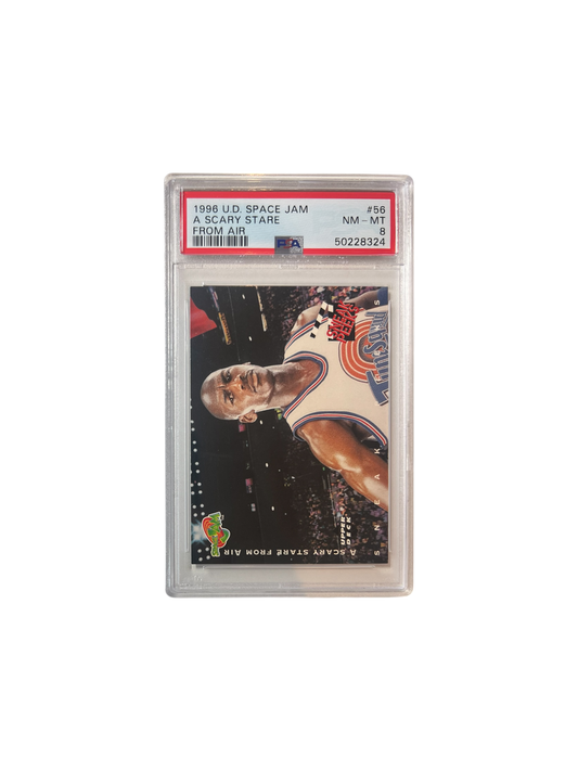 1996 Upper Deck Space Jam Michael Jordan Scary Stare PSA Card