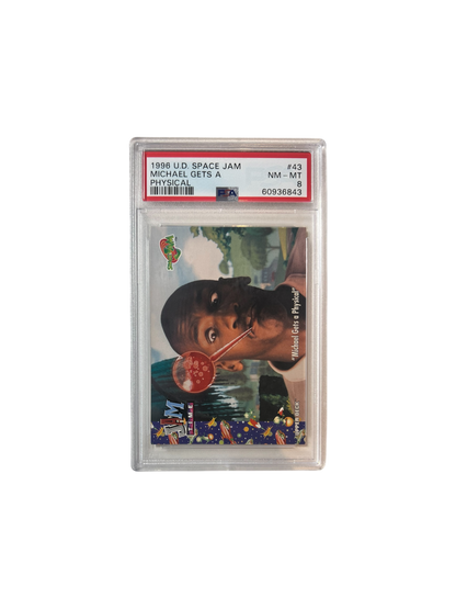 1996 Upper Deck Space Jam Michael Jordan gets a Physical PSA Card