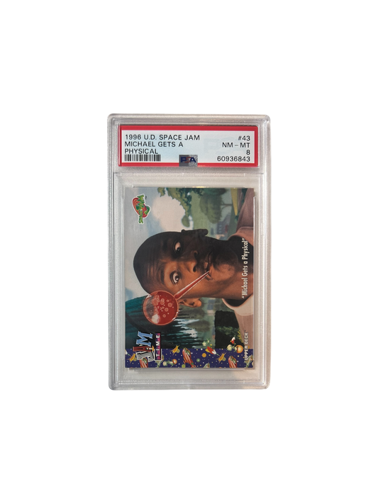1996 Upper Deck Space Jam Michael Jordan gets a Physical PSA Card