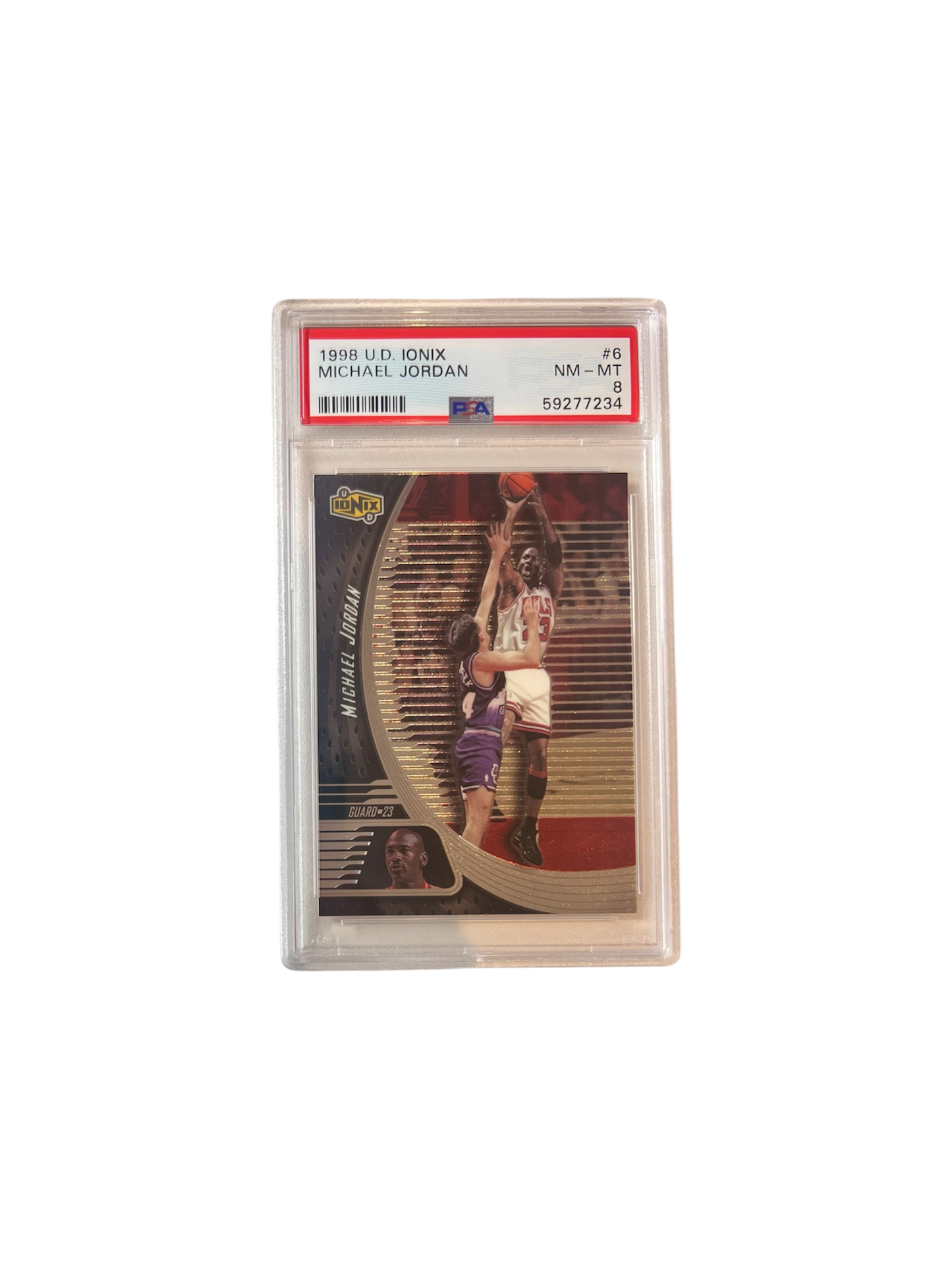 1998 Upper Deck IONIX Michael Jordan #6 PSA Card