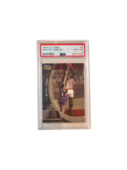 1998 Upper Deck IONIX Michael Jordan #6 PSA Card