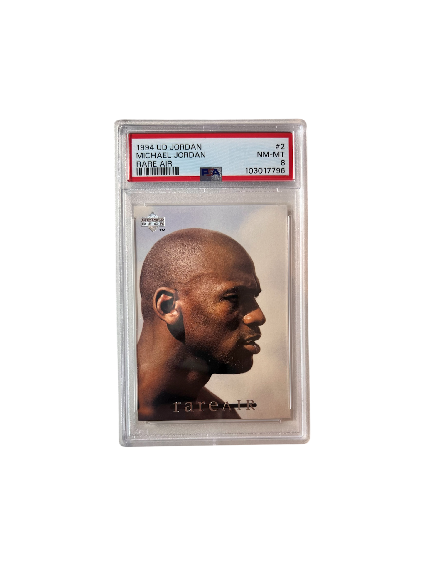 1994 Upper Deck Rare Air Michael Jordan #2 PSA Card