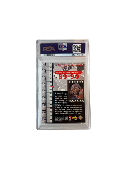 1998 Upper Deck MJ Living Legend Michael Jordan #38 PSA Card
