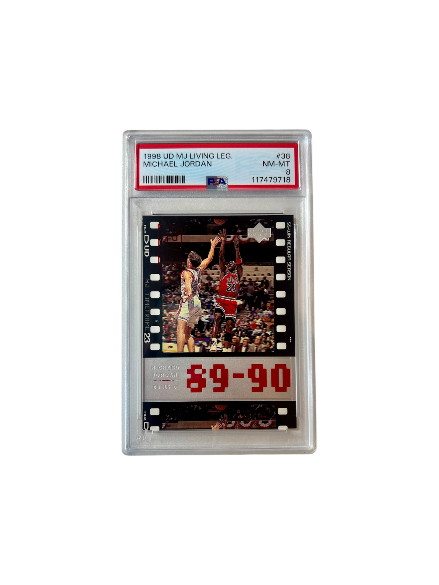 1998 Upper Deck MJ Living Legend Michael Jordan #38 PSA Card