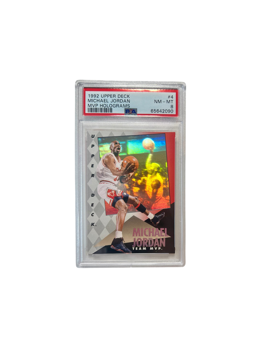 1992 Upper Deck MVP Holograms Michael Jordan PSA Card