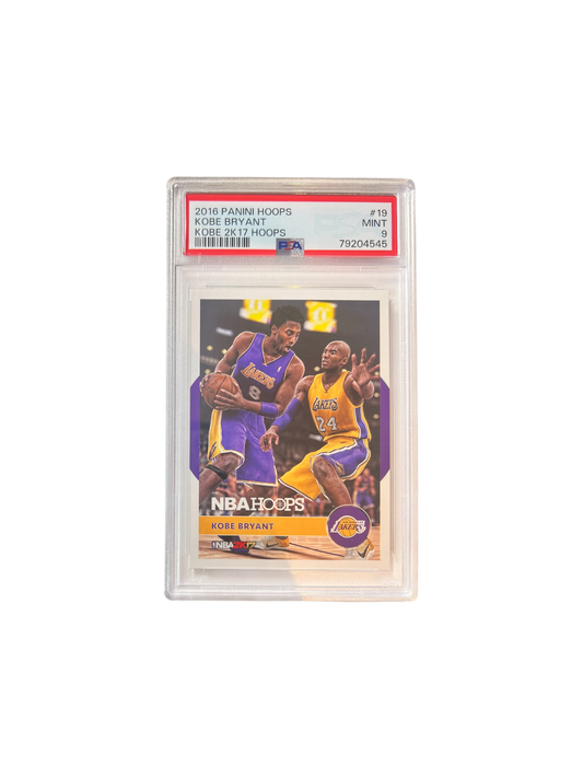 2016 Panini Hoops NBA 2K17 Kobe Bryant PSA Card