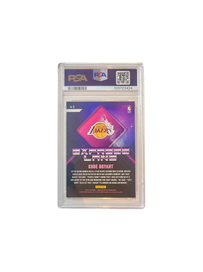 2018 Panini Optic Express Lane Kobe Bryant PSA Card