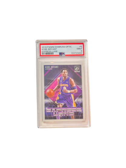 2018 Panini Optic Express Lane Kobe Bryant PSA Card