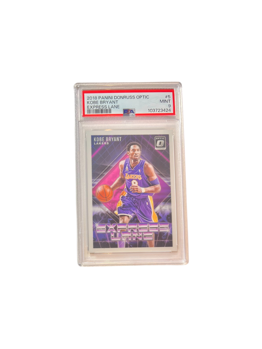 2018 Panini Optic Express Lane Kobe Bryant PSA Card