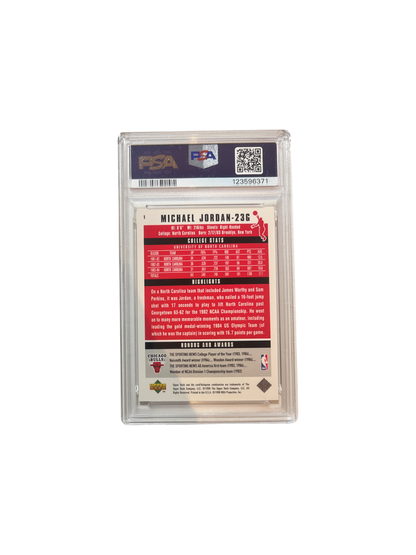 1998 Upper Deck MJ '84 Rookie card Michael Jordan PSA Card