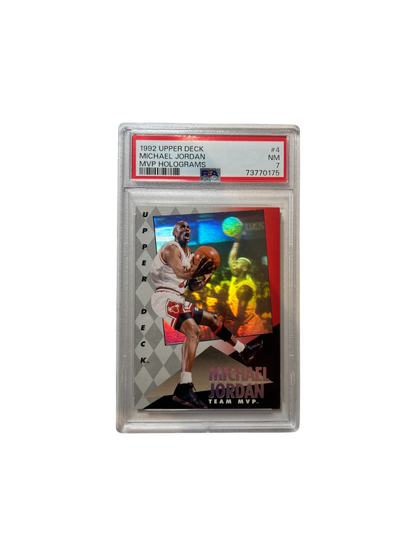 1992 Upper Deck MVP Holograms Michael Jordan PSA Card