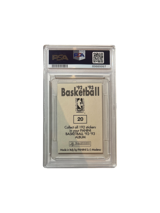 1992 Panini MVP Foil Michael Jordan sticker PSA Card