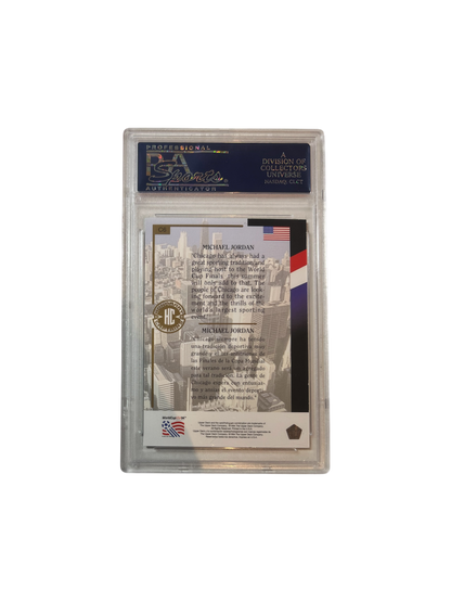 1994 Upper Deck Soccer Michael Jordan Honorary Captain PSA Card