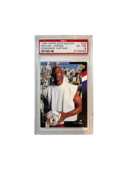 1994 Upper Deck Soccer Michael Jordan Honorary Captain PSA Card